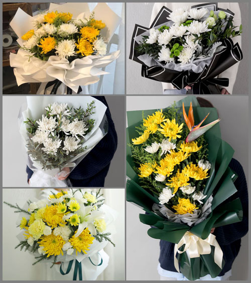 重庆渝中区望龙门街道白事花束代送